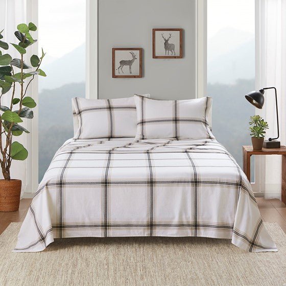 Woolrich 100% Cotton Printed Flannel Sheet Set - Quahog Bay Bedding