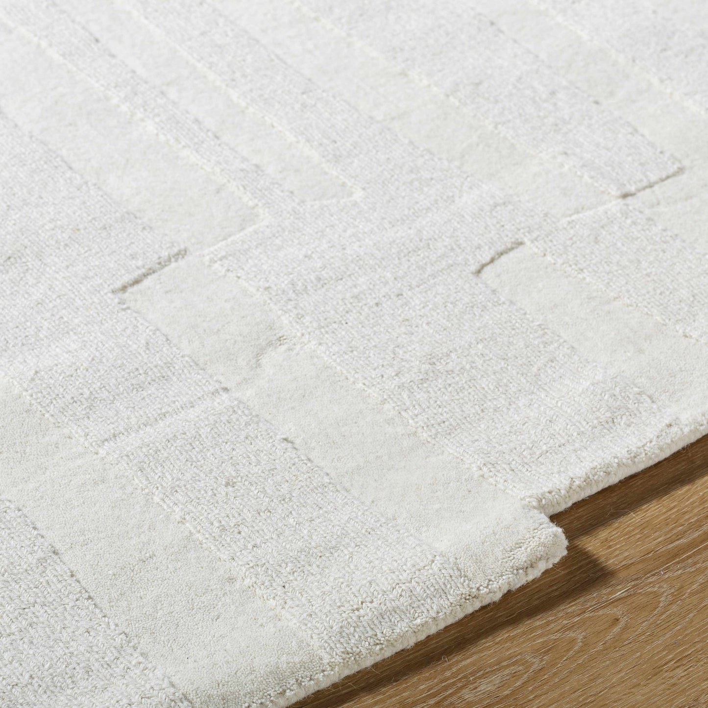 Yonah White Abstract Area Rug - Quahog Bay Bedding