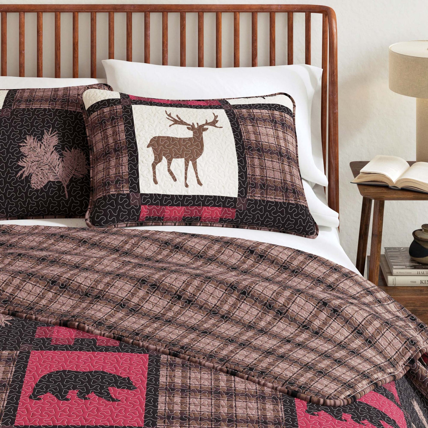 Lodge Quilt - Deer, Bear and Tree Themed Quilts