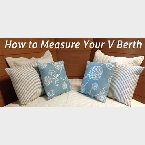 How to Measure Your V Berth for DIY Projects - Quahog Bay Bedding