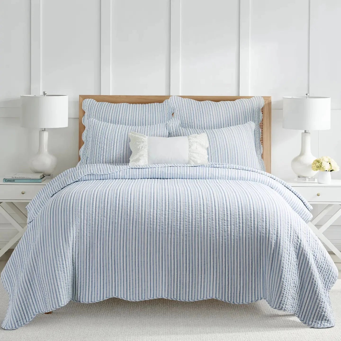 Scalloped Edge Coastal Bedding
