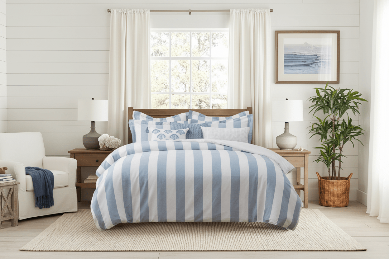 Cabana Stripe Collection - Quahog Bay Bedding