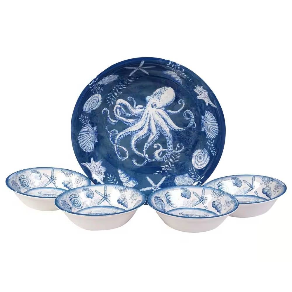 Coastal Dinnerware Sets - Quahog Bay Bedding
