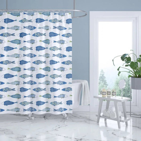 Coastal Shower Curtains - Quahog Bay Bedding