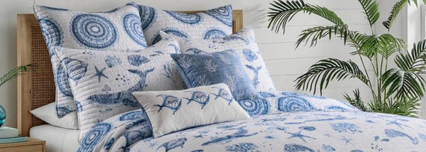 LevTex Home Coastal Bedding Collection - Quahog Bay Bedding