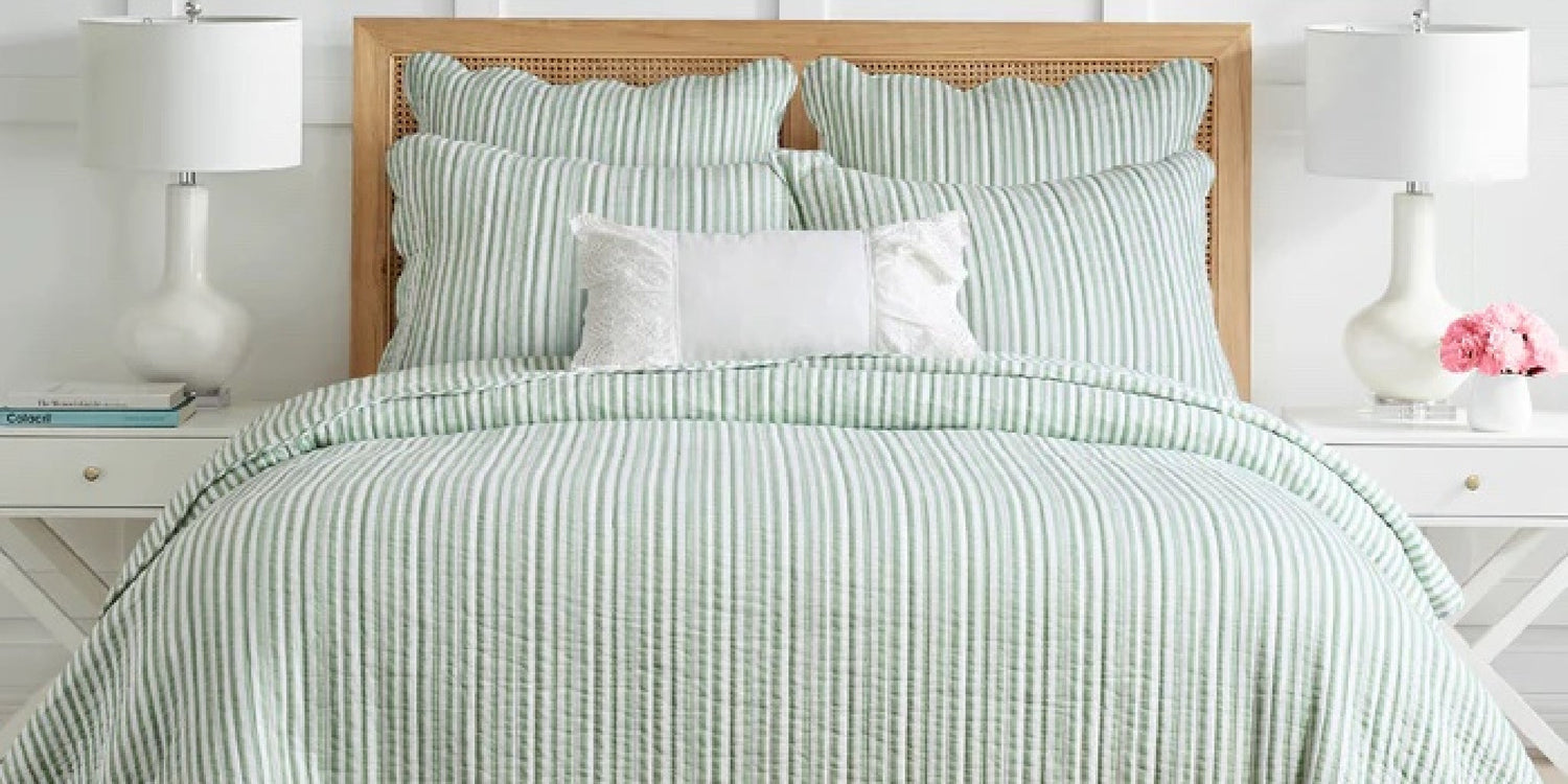 Martha Stripe Collection - Sage