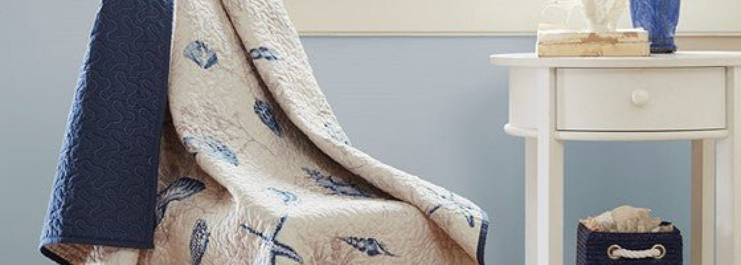Nautical Throw Blankets - Quahog Bay Bedding