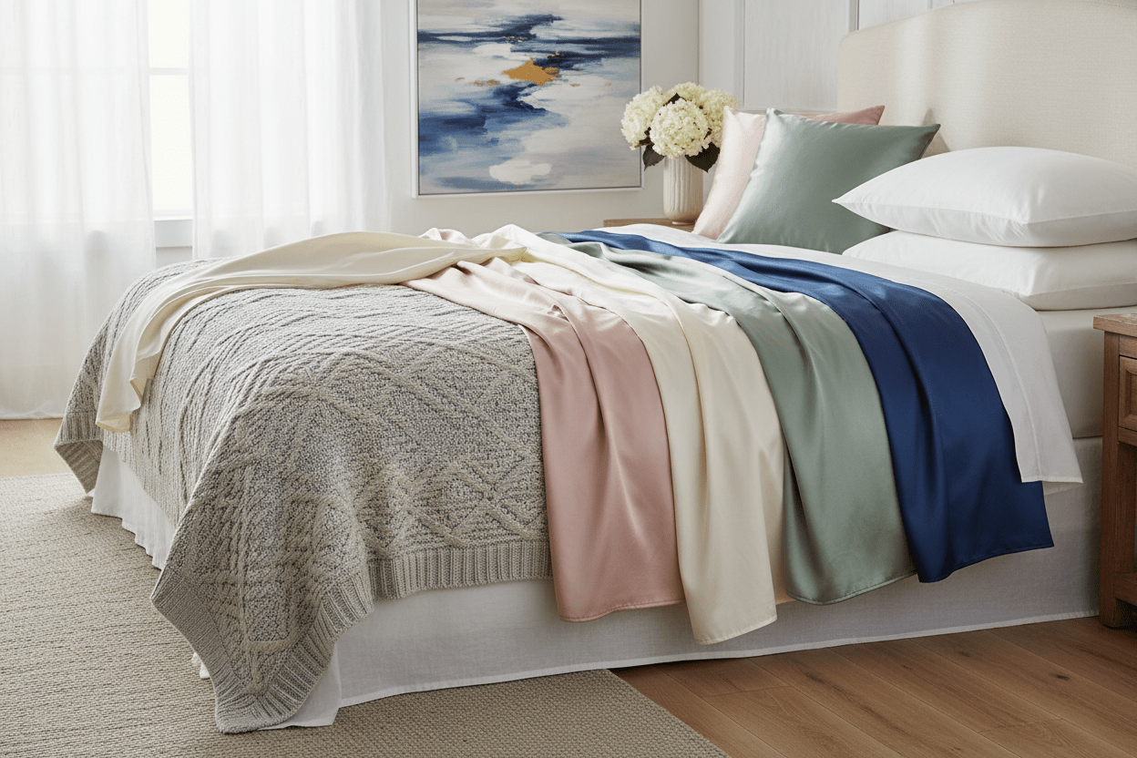 Silk & Satin Pillowcases - Quahog Bay Bedding