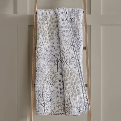 English Forest Quilted Throw