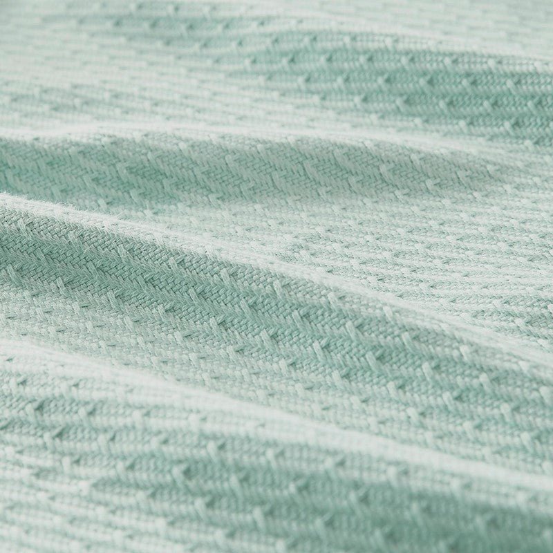 100% Egyptian Cotton Blanket - Ultra Soft Blankets - Coastal Blankets - Seafoam - Quahog Bay Bedding