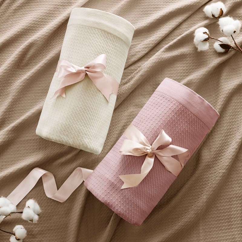 100% Egyptian Cotton Blanket - Ultra Soft Premium Blankets - Khaki - Quahog Bay Bedding