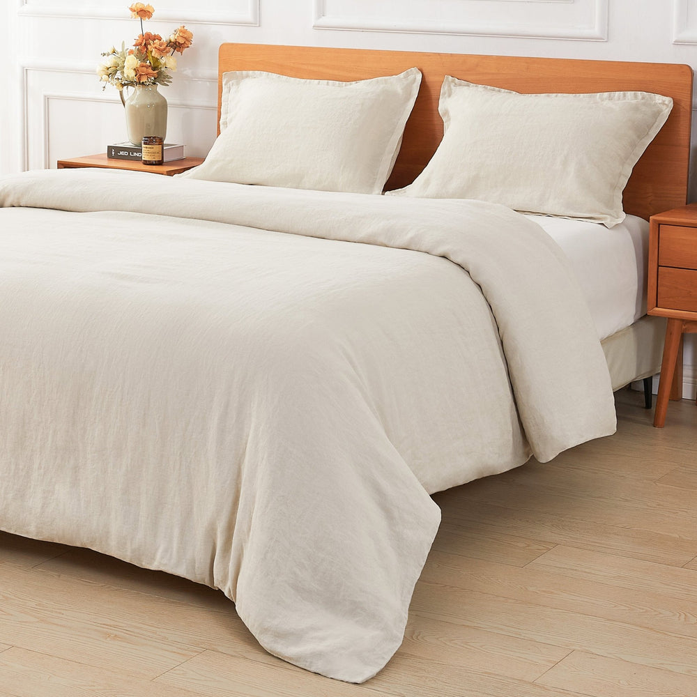 100% Linen Duvet Cover Set - Quahog Bay Bedding