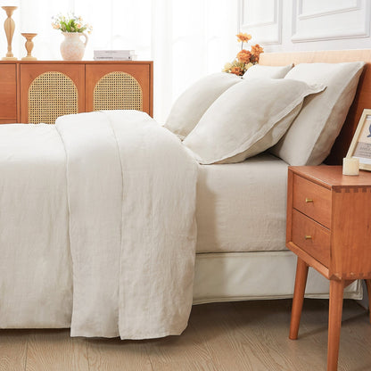 100% Linen Duvet Cover Set - Quahog Bay Bedding