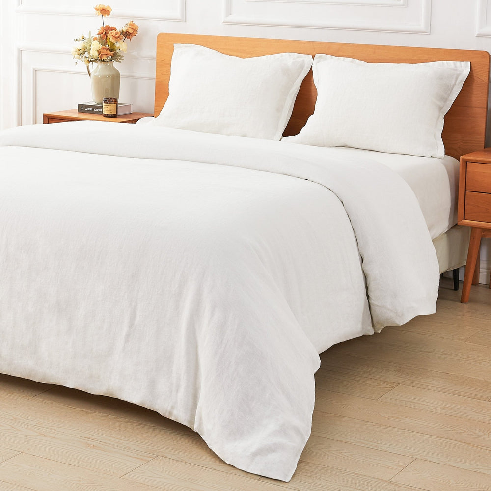 100% Linen Duvet Cover Set - Quahog Bay Bedding