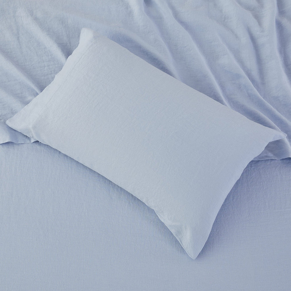 100% Linen Sheet Set - Luxury Organic Deep Pocket Linen Sheets - Quahog Bay Bedding