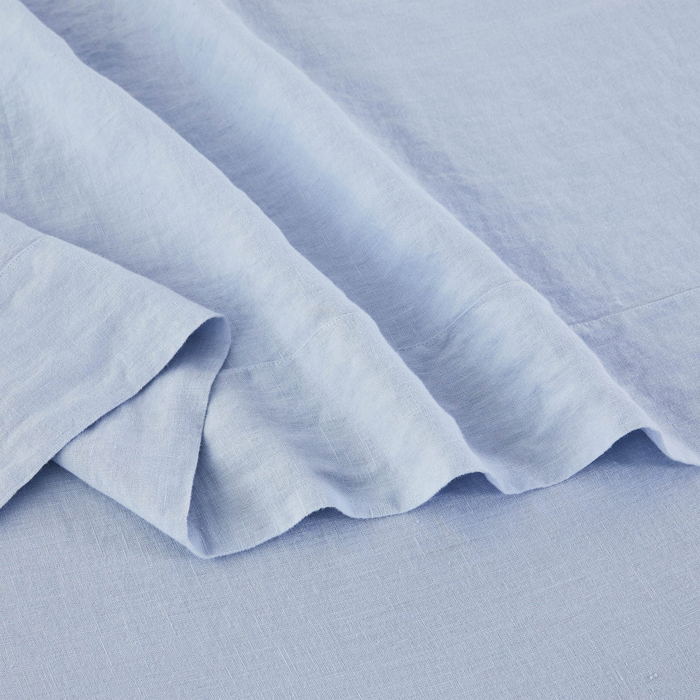 100% Linen Sheet Set - Luxury Organic Deep Pocket Linen Sheets - Quahog Bay Bedding