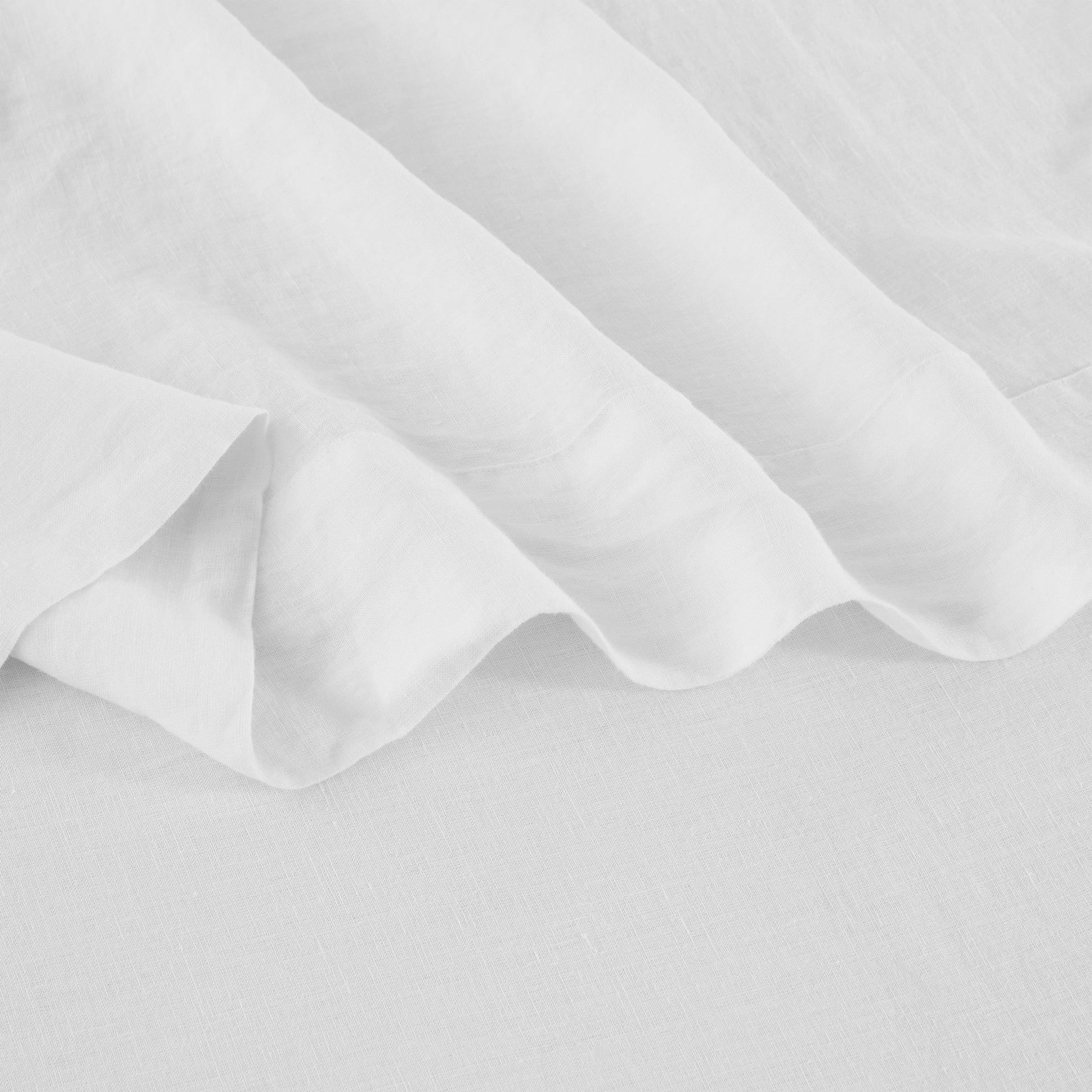 100% Linen Sheet Set - Luxury Organic Deep Pocket Linen Sheets - Quahog Bay Bedding