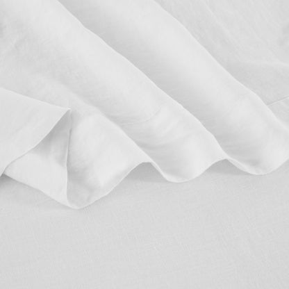 100% Linen Sheet Set - Luxury Organic Deep Pocket Linen Sheets - Quahog Bay Bedding