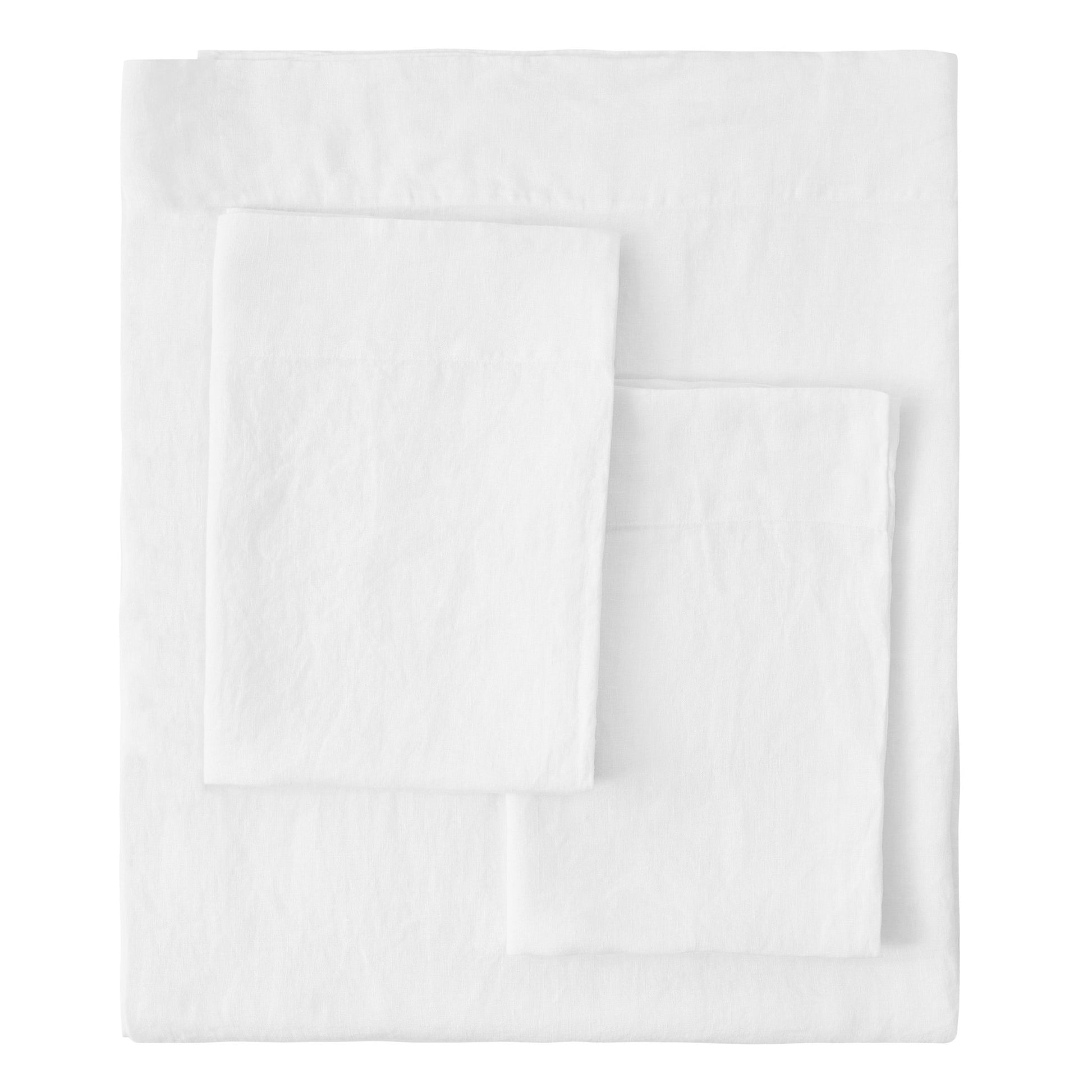 100% Linen Sheet Set - Luxury Organic Deep Pocket Linen Sheets - Quahog Bay Bedding