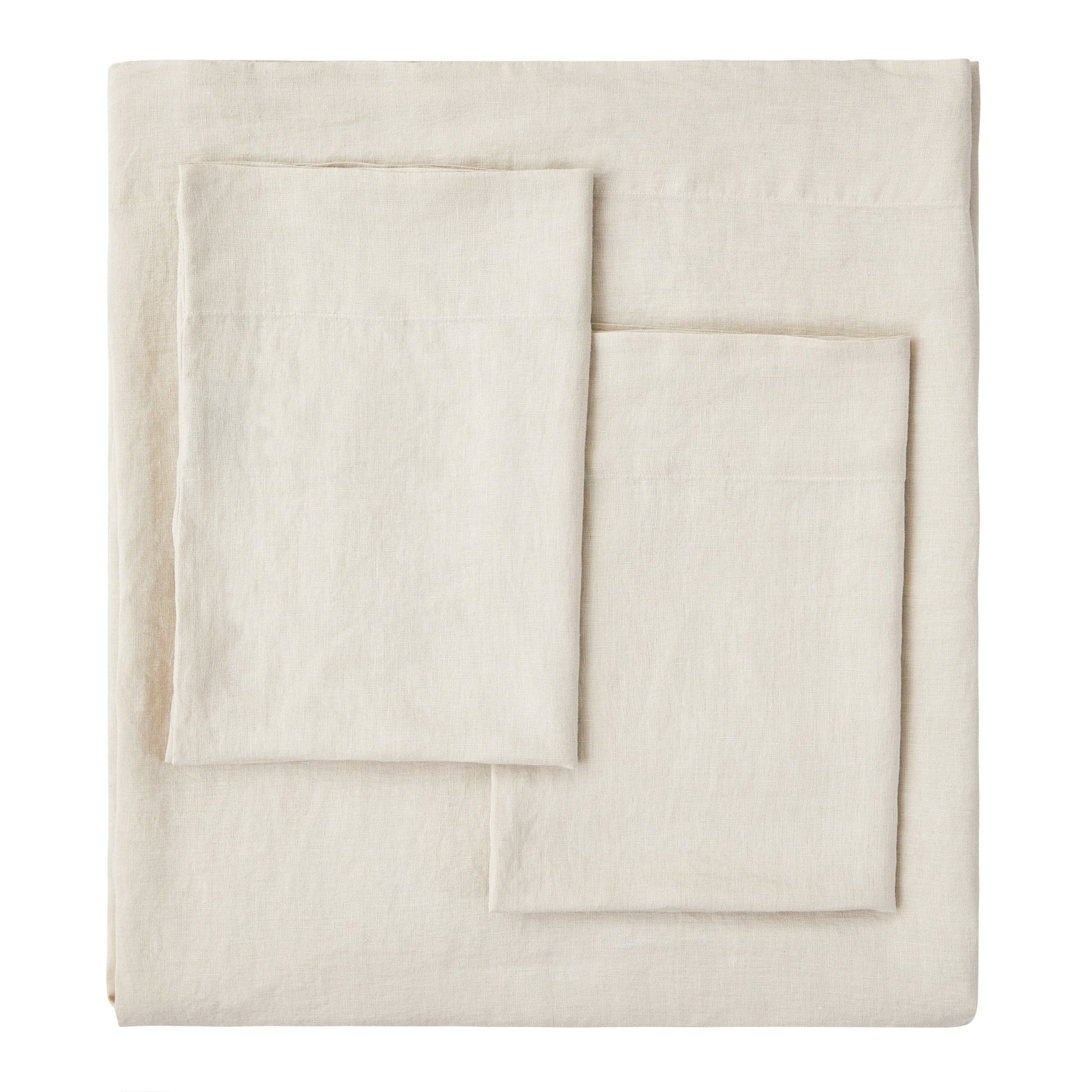 100% Linen Sheet Set - Luxury Organic Deep Pocket Linen Sheets - Quahog Bay Bedding