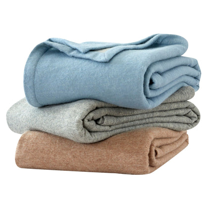 100% Merino Wool Reversible Blanket - Quahog Bay Bedding