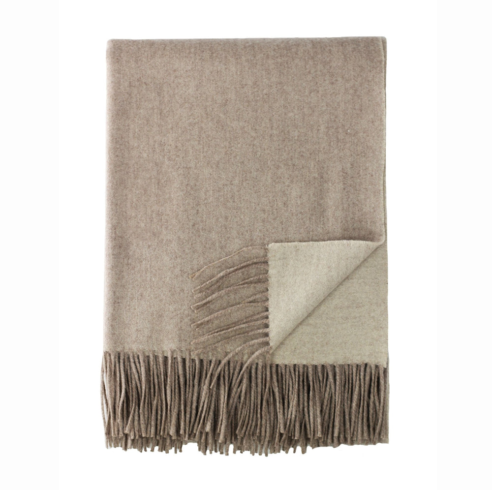 100% Merino Wool Reversible Throw - Quahog Bay Bedding
