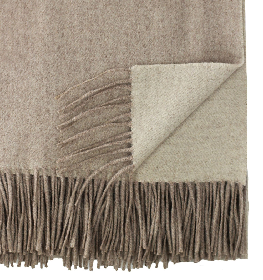 100% Merino Wool Reversible Throw - Quahog Bay Bedding