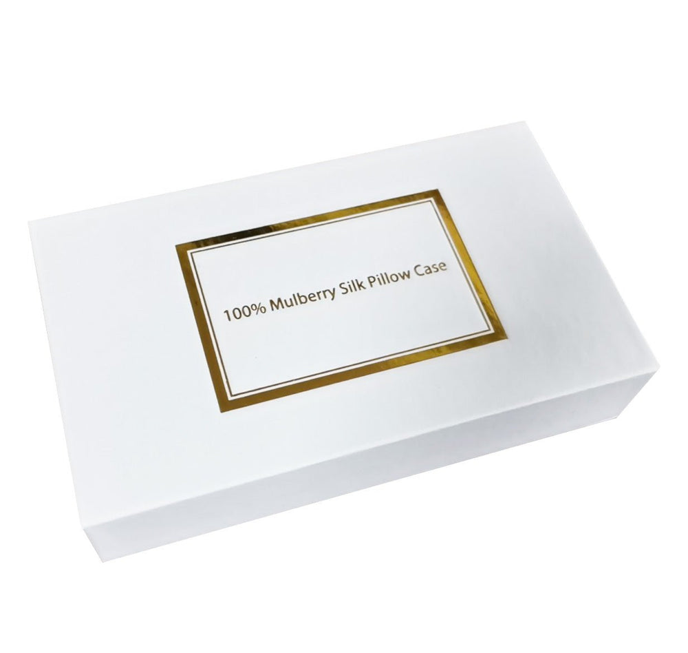 100% Mulberry Silk Pillowcase with Giftbox - Quahog Bay Bedding