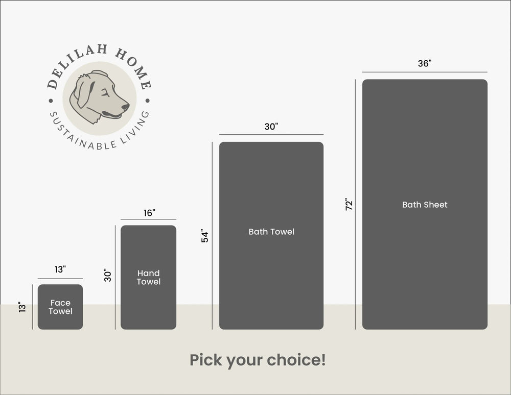 100% Organic Cotton Bath Towels Collection - Quahog Bay Bedding