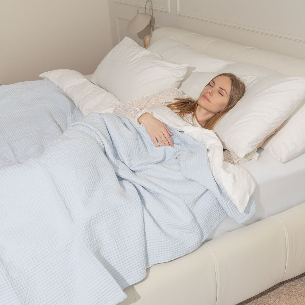 Waffle Weave Blanket - Quahog Bay Bedding