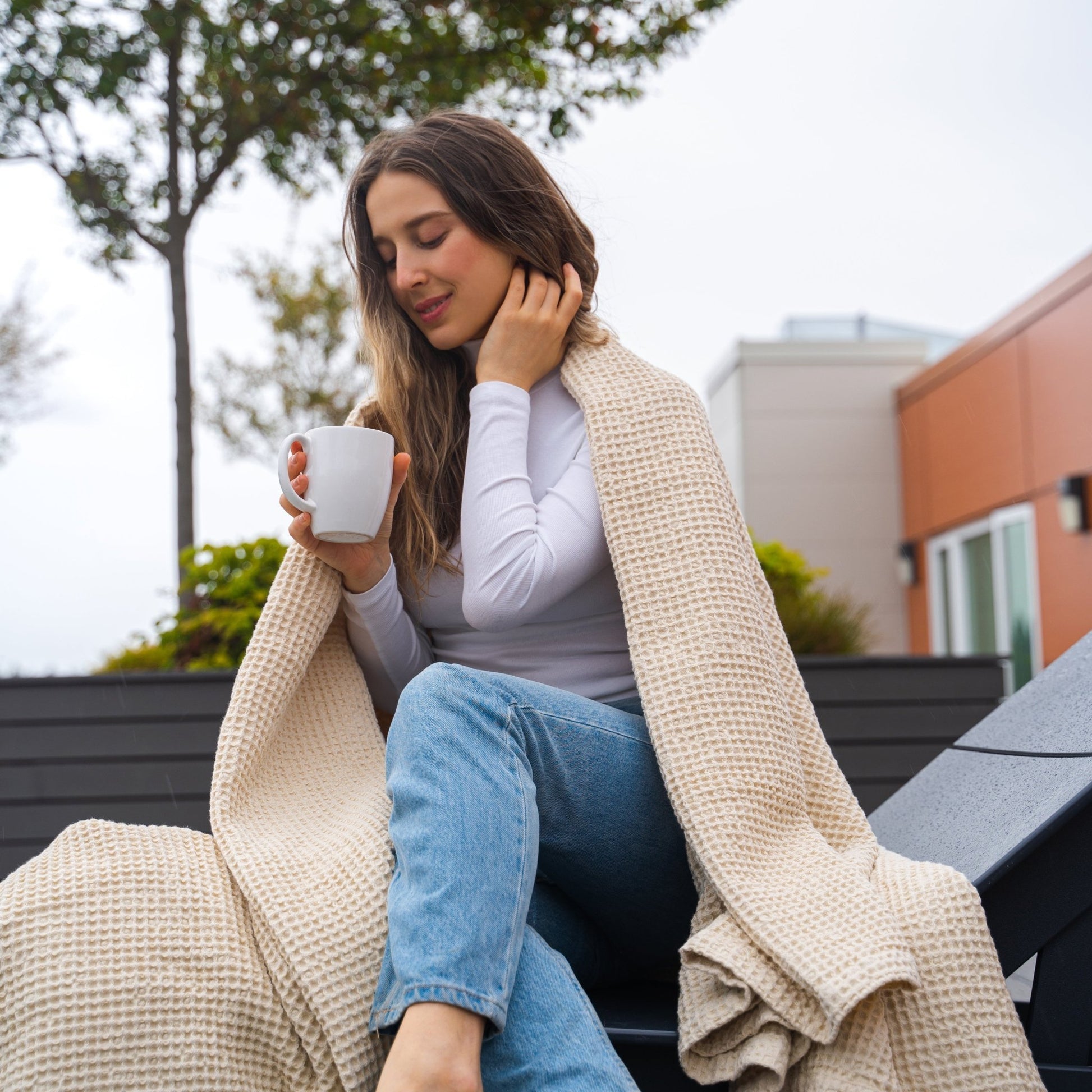 Waffle Weave Blanket - Quahog Bay Bedding