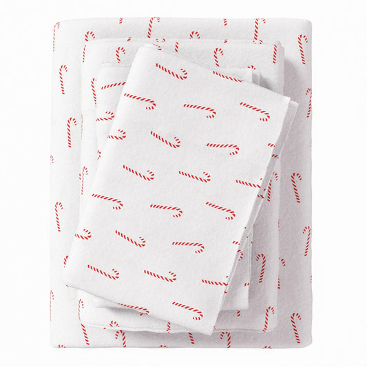 100% Turkish Cotton Flannel Sheet Sets - Christmas Sheets - Quahog Bay Bedding