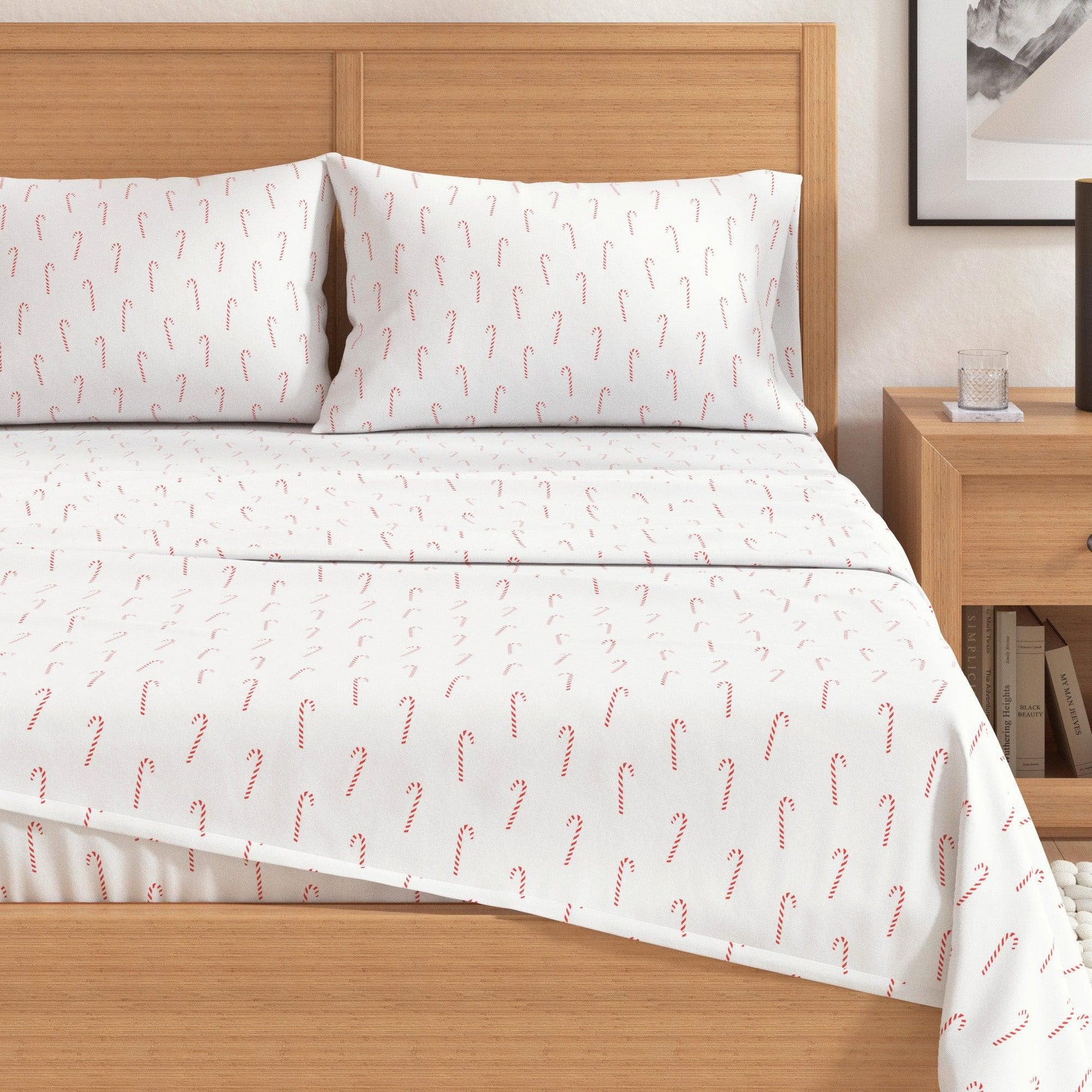 100% Turkish Cotton Flannel Sheet Sets - Christmas Sheets - Quahog Bay Bedding