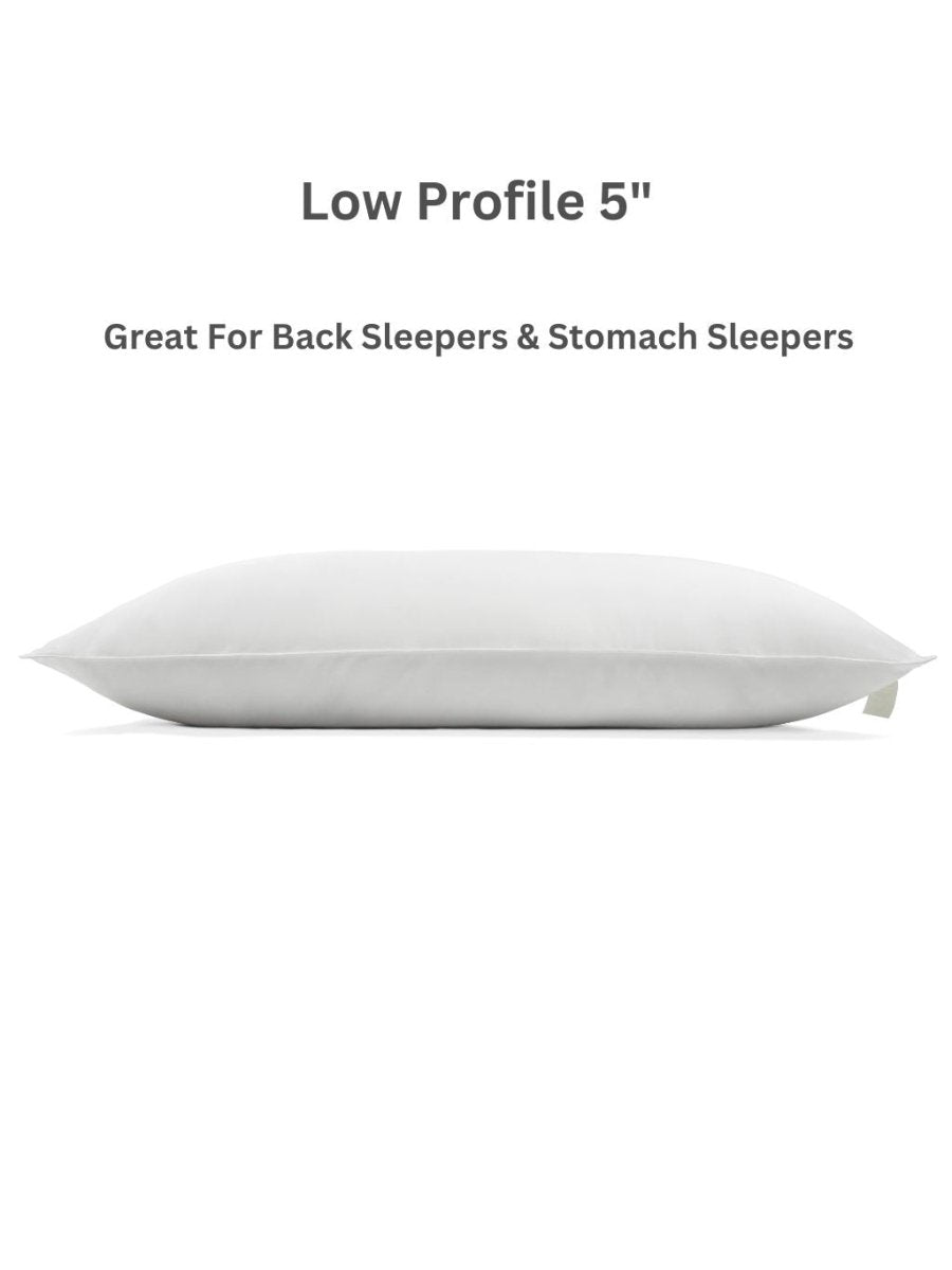100% Vegan Plant - Based Pillow - Quahog Bay Bedding