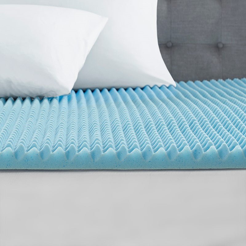1.5" Gel Memory Foam All Season Reversible Cooling Mattress Topper - Quahog Bay Bedding