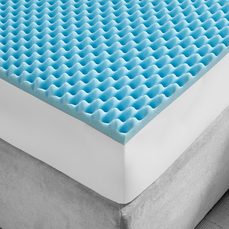 1.5" Gel Memory Foam All Season Reversible Cooling Mattress Topper - Quahog Bay Bedding
