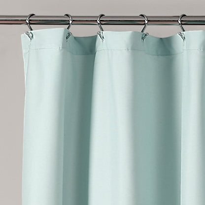 Ella Ruffle Lace Shower Curtain | Coastal Cottage Bathroom Decor