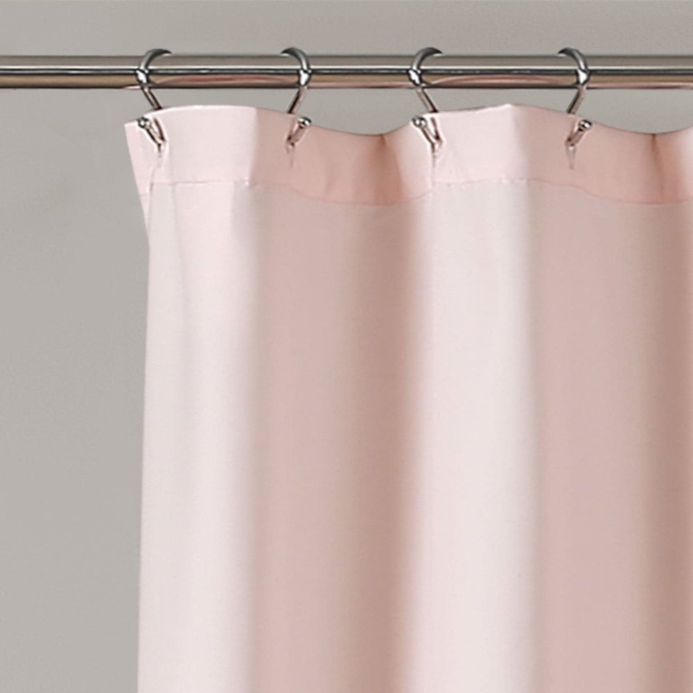 Ella Ruffle Lace Shower Curtain | Coastal Cottage Bathroom Decor