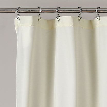 Ella Ruffle Lace Shower Curtain | Coastal Cottage Bathroom Decor
