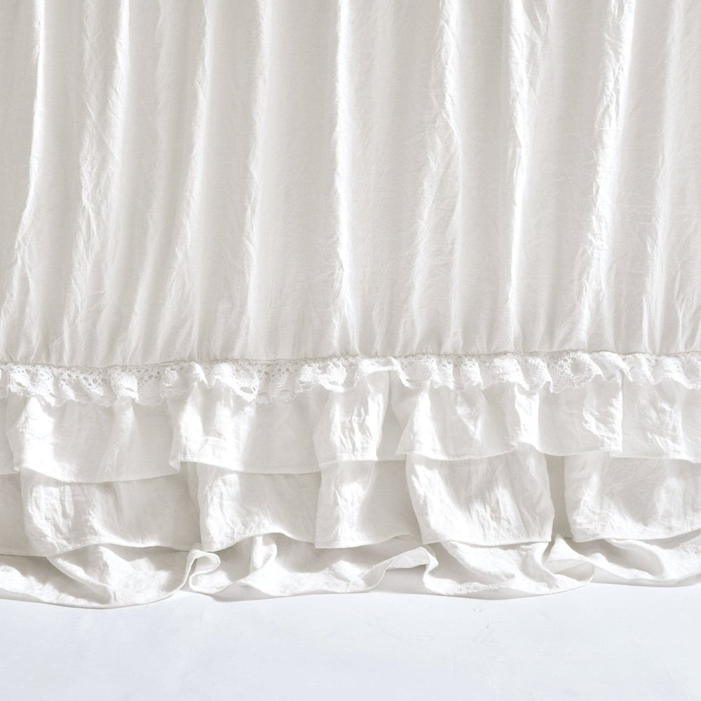 Ella Ruffle Lace 3PC Bedspread Set | Coastal Cottage Bedding