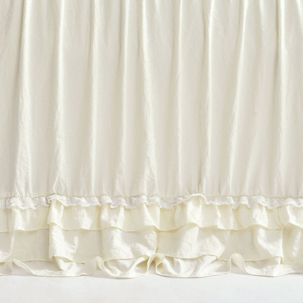 Ella Ruffle Lace 3PC Bedspread Set | Coastal Cottage Bedding