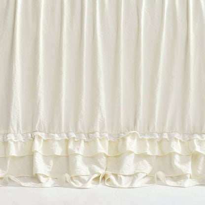 Ella Ruffle Lace 3PC Bedspread Set | Coastal Cottage Bedding