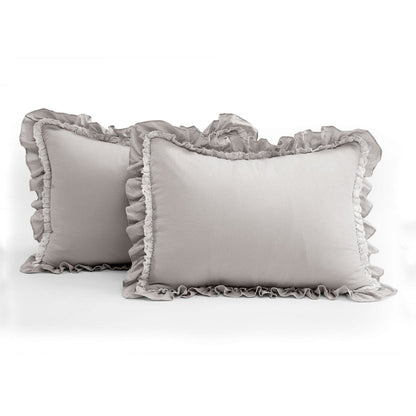Ella Ruffle Lace 3PC Bedspread Set | Coastal Cottage Bedding