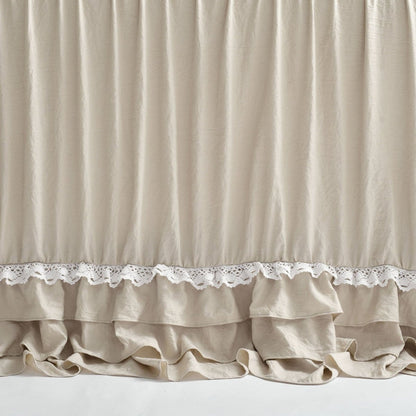 Ella Ruffle Lace 3PC Bedspread Set | Coastal Cottage Bedding