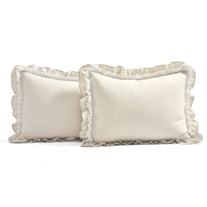 Ella Ruffle Lace 3PC Bedspread Set | Coastal Cottage Bedding