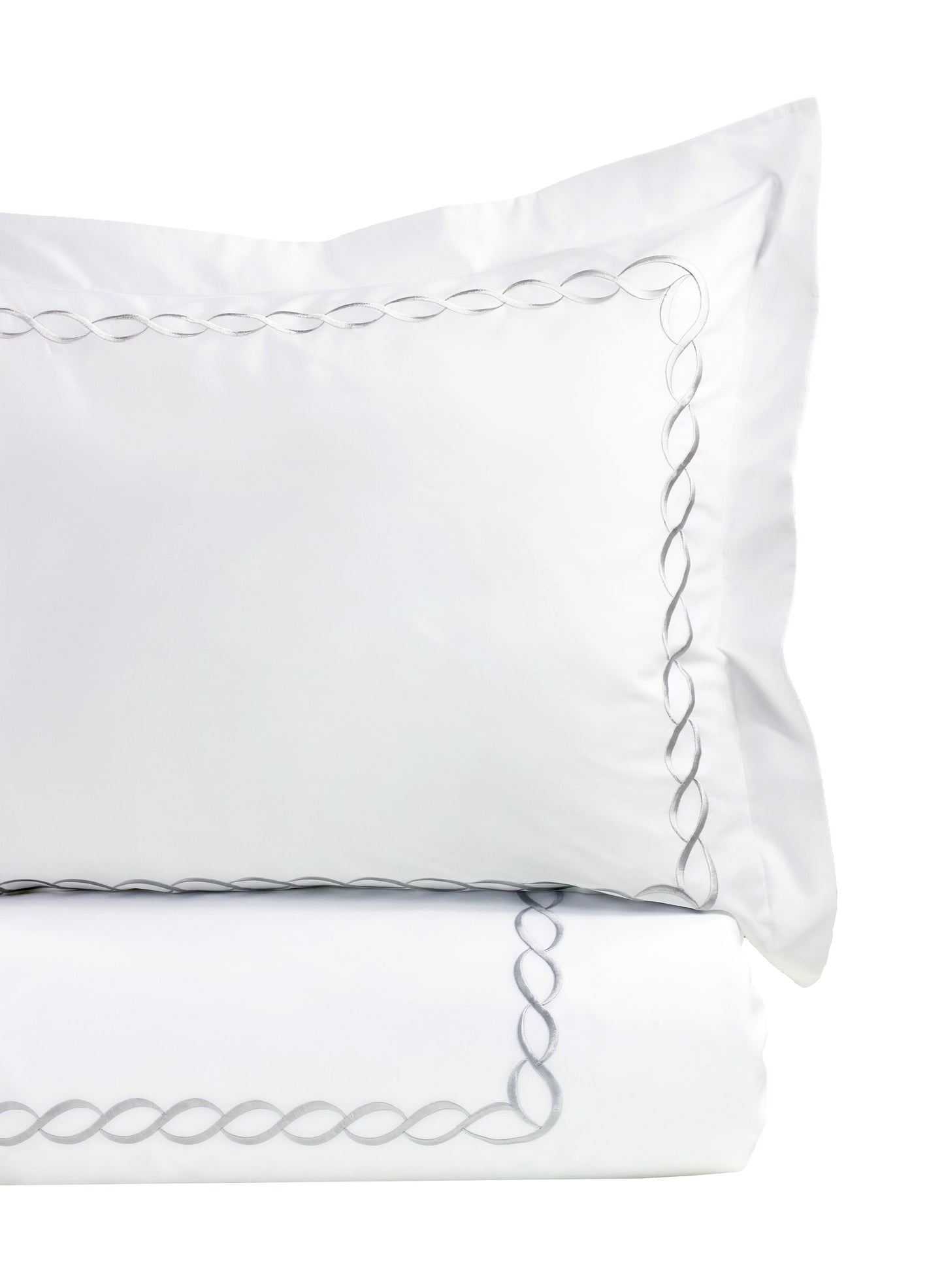 600TC Nautical And Coastal Rope Embroidered Duvet Set