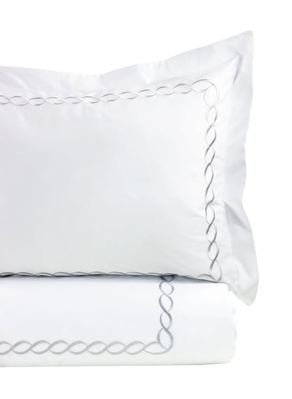 600TC Nautical And Coastal Rope Embroidered Duvet Set