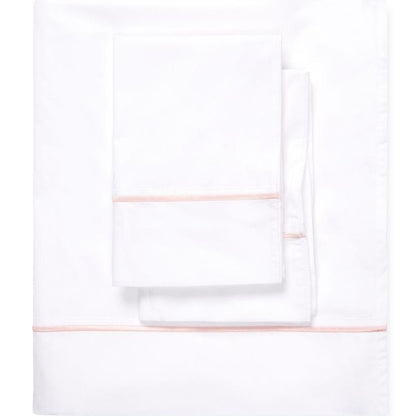 Single Stripe Embroidered 300TC 100% Cotton Percale Sheet Set