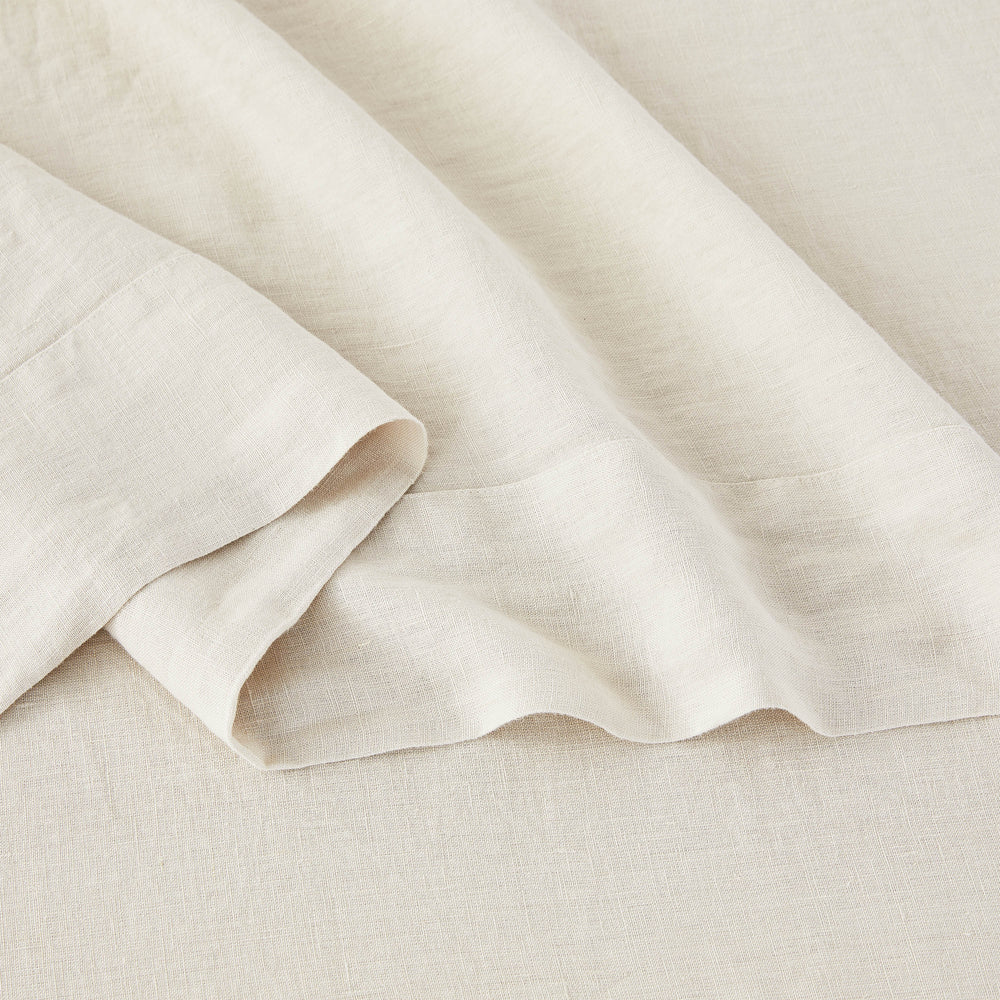100% Linen Sheet Set - Luxury Organic Deep Pocket Linen Sheets