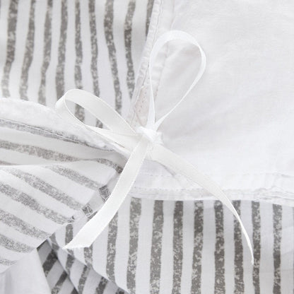 Lima Stripe Cotton Duvet Cover Set